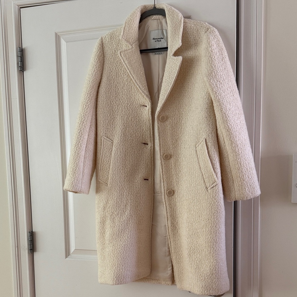 Abercrombie & Fitch Wool Blend Dad coat